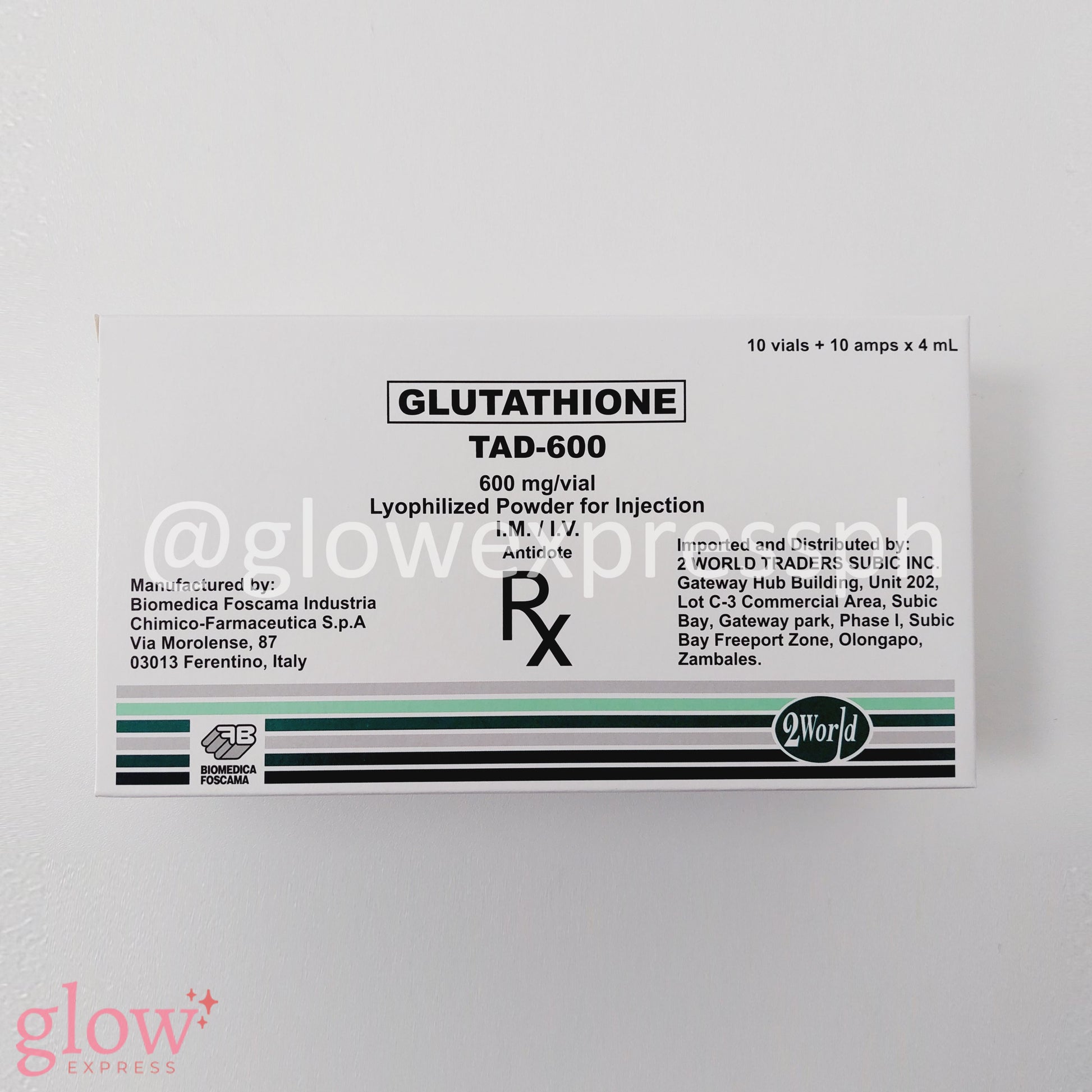 glutathione tad 600 biomedica foscama TAD