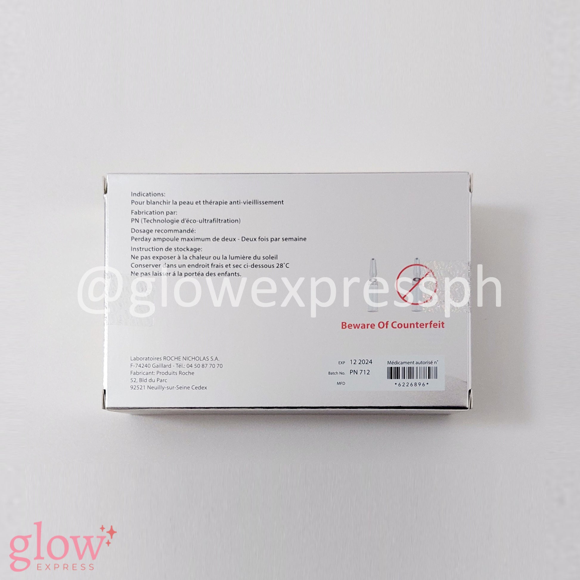 Laroscorbine Platinum E-UF PN (Silver) - Glow Express Ph