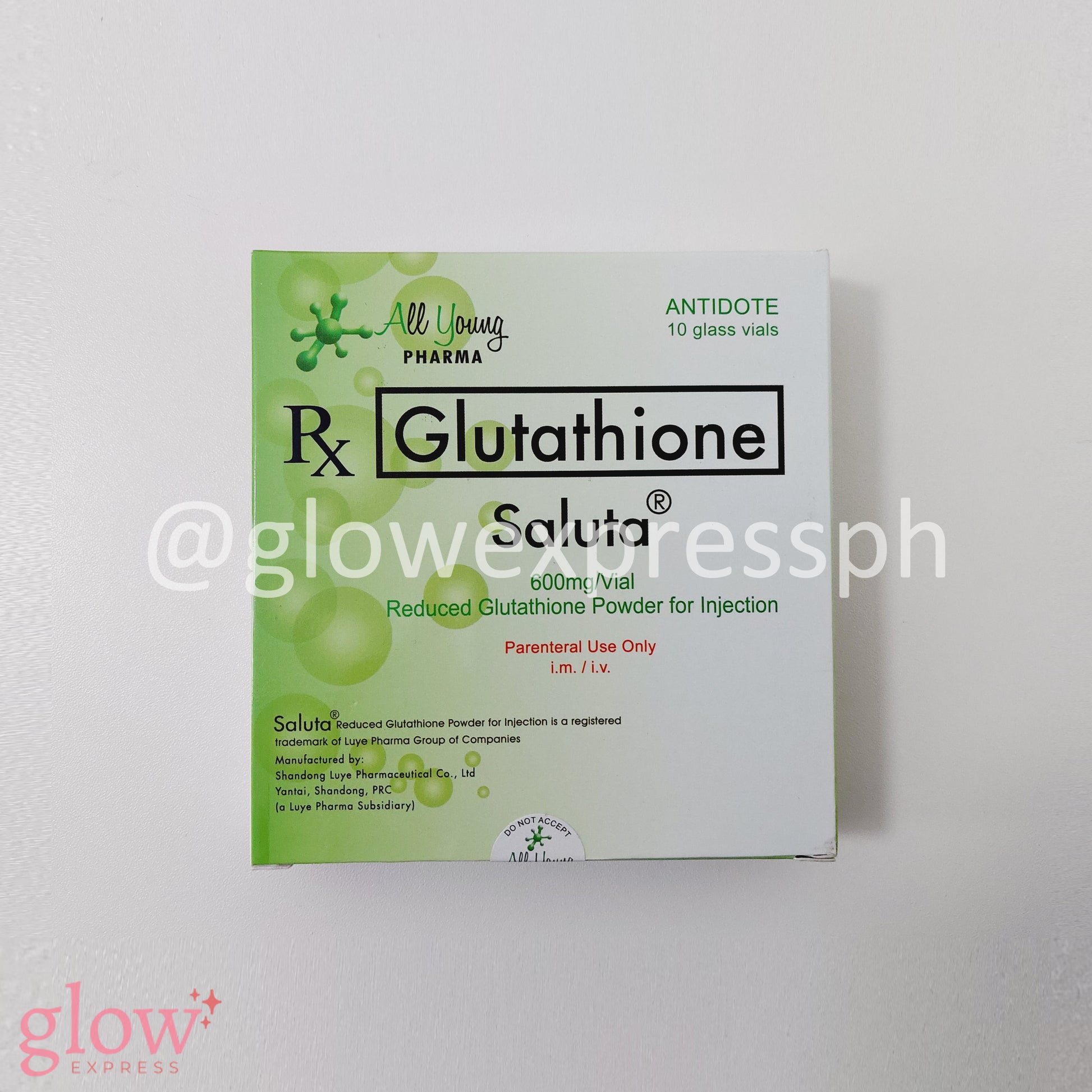 Saluta 600mg (All Young) - Glow Express Ph