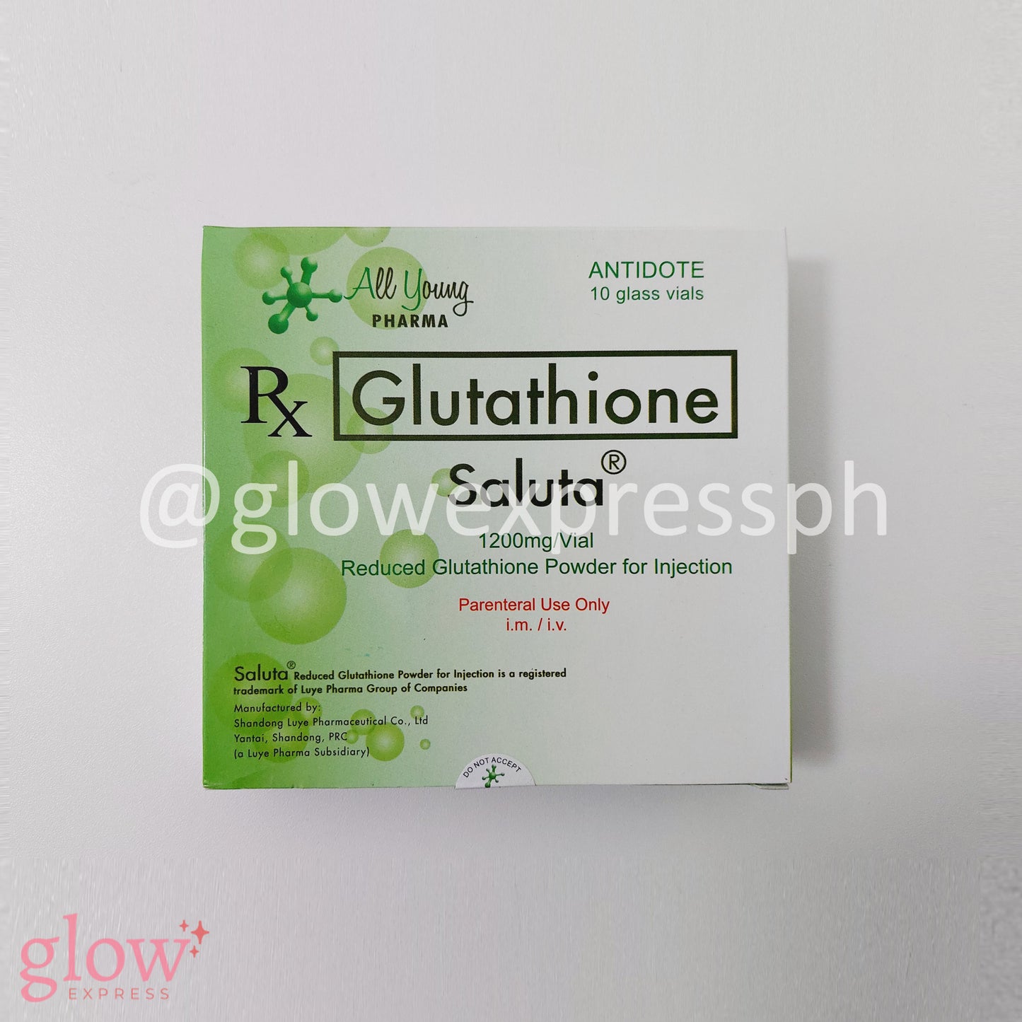 Saluta 1200mg (All Young) - Glow Express Ph