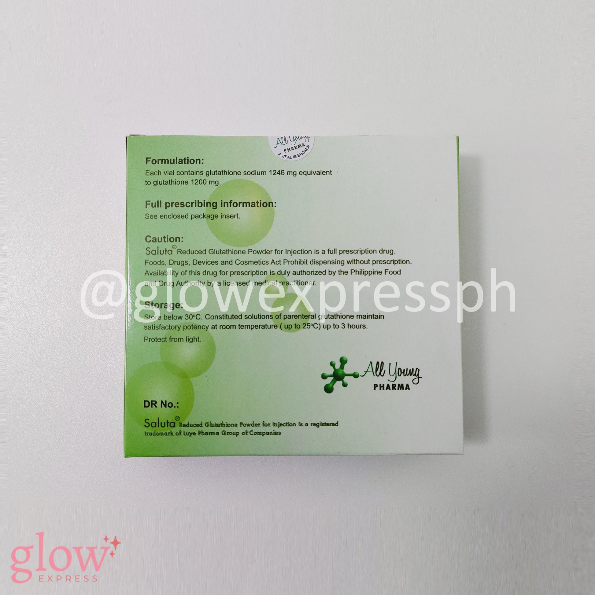 Saluta 1200mg (All Young) - Glow Express Ph