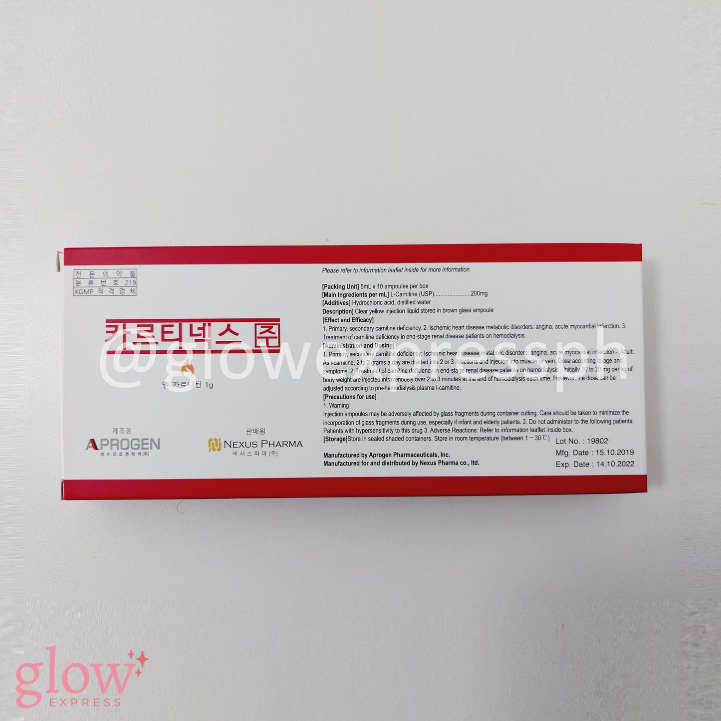 Cartinex - Glow Express Ph